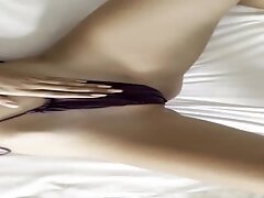 legs wide open laying back in bed playing with my pussy, can you come and fuck me