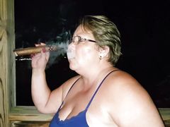 Huge Cigar Smoking