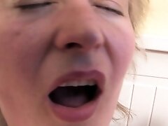 Group sex hardcore double blowjob swallowing cum