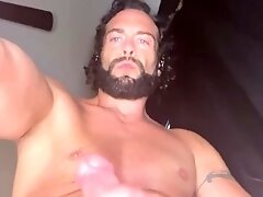 Hot Body Stud strokes Hard Cock- Preview