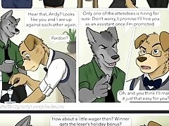 Furry Comic Dub: The Internship, Part 1.1 (Furry Animation, Furries, Furry Sex, Furry, Public Anal)