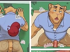 Furry Comic Dub: Rest Stop by Meesh (Furry, Furries, Furry Sex, Furry, Public Anal)