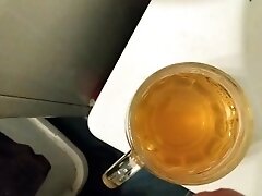 My toilet slave's mouth pissing & pee drinking compilation HD