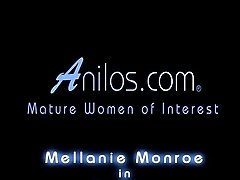 Amazing busty mature darling Mellanie Monroe adores sex