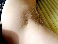 Body hair fetish. Tender video from a beauty with hairy armpits and pussy. So sexy and hot