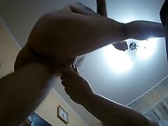 Mother-in-law sucks my dick at night and swallows cum