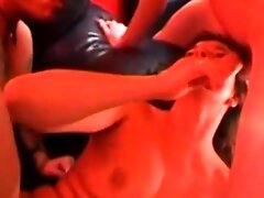 Dutch Slut Threesome In Da Club