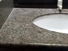 Step Mom In Public Toilet And Pissing Closeup Showing