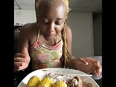 JAMAICAN HOME COOKED FOOD MUKBANG ( EATING NASTY STUFF AMERICANS WOULD NOT LIKE) : EatingShow