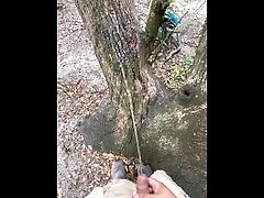 Golden piss compilation! Sexy trees!