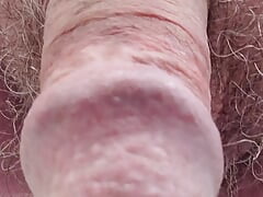 Grandpas cock, up close and personal