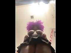 You’re favorite big titty goth mommy standing over you