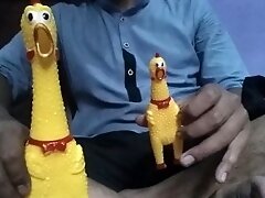 Funny duck laught and bunny duck