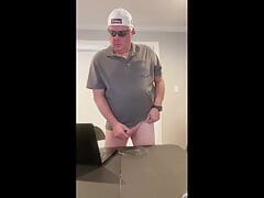 Andrew Powell Eating His Own Cum