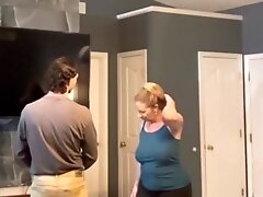 Hot Busty Mature Milf Danni Jones' Son's Friend Fixes Her House and Her Pussy - 32 Year Age Gap!!
