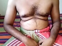 Bear daddy remove underwear and show hard cock