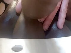 Slow motion jacking off sex toy